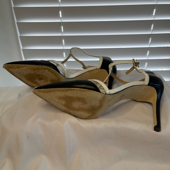 Michael Kors Black and White Heels - Picture 6 of 12